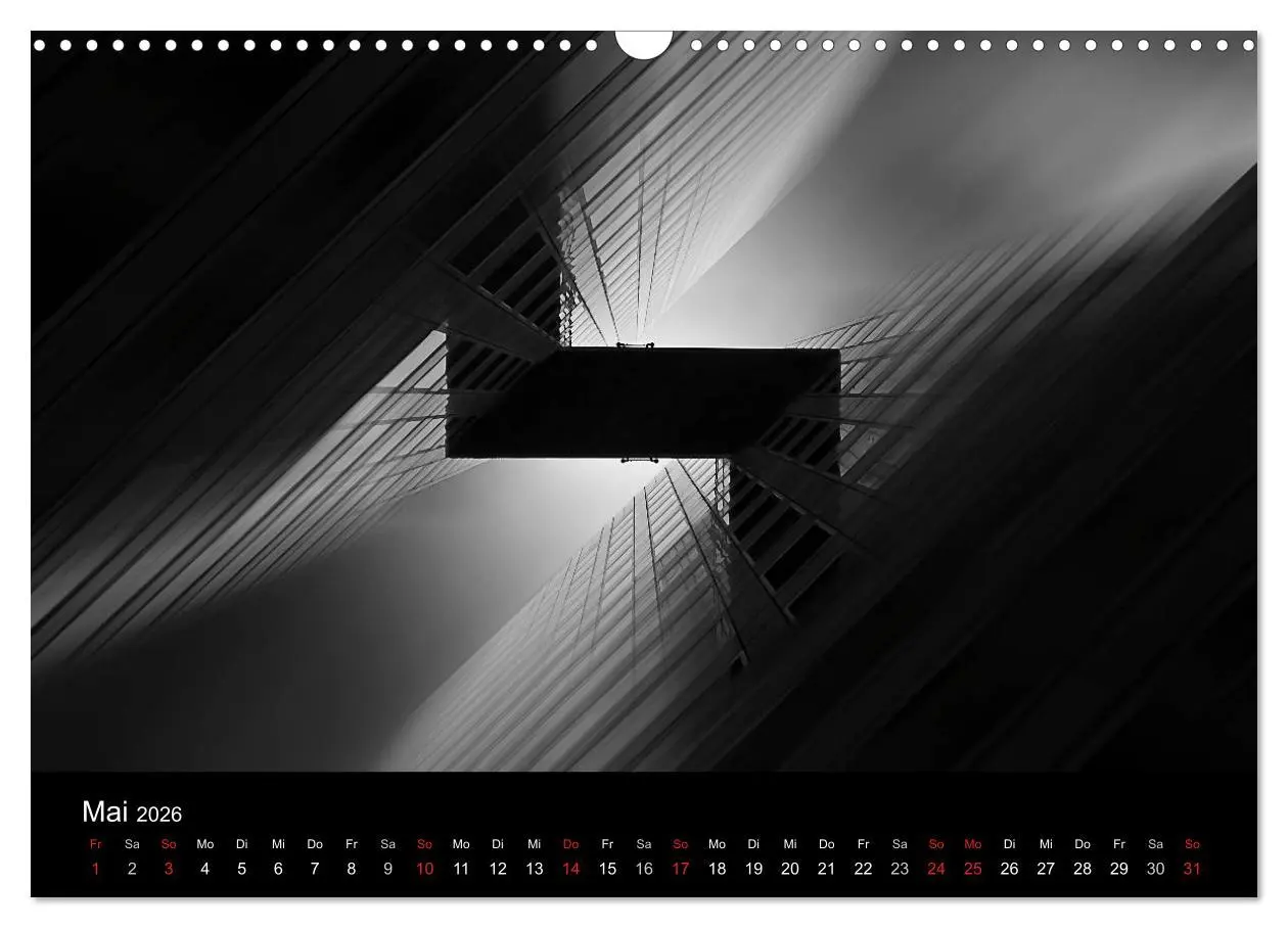 Bild: 9783516212914 | Black-Schwarz-Noir 2026 (Wandkalender 2026 DIN A3 quer), CALVENDO...