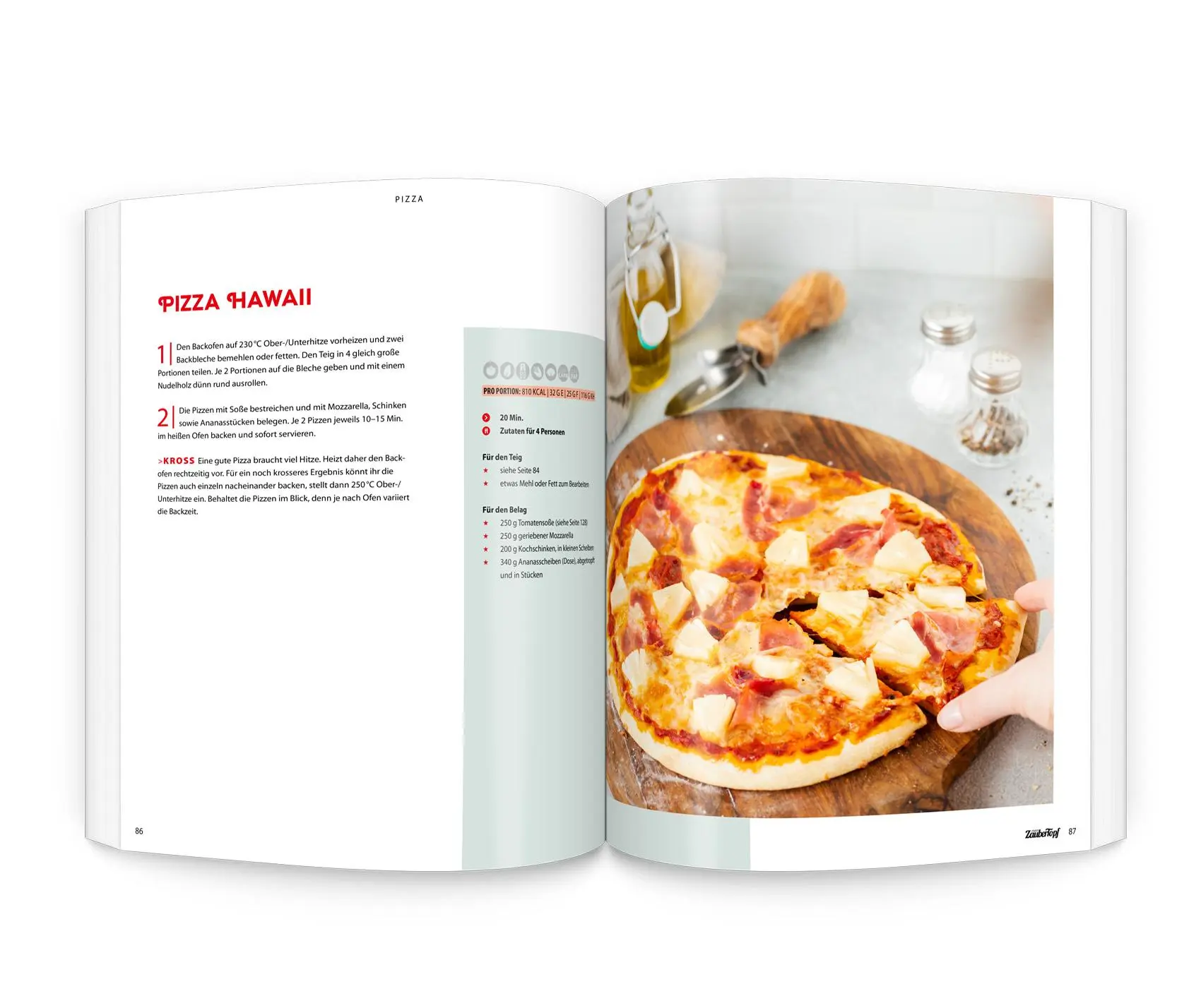 Bild: 9783964172914 | mein ZauberTopf Einfach lecker! Pizza und Pasta | Redaktion ZauberTopf