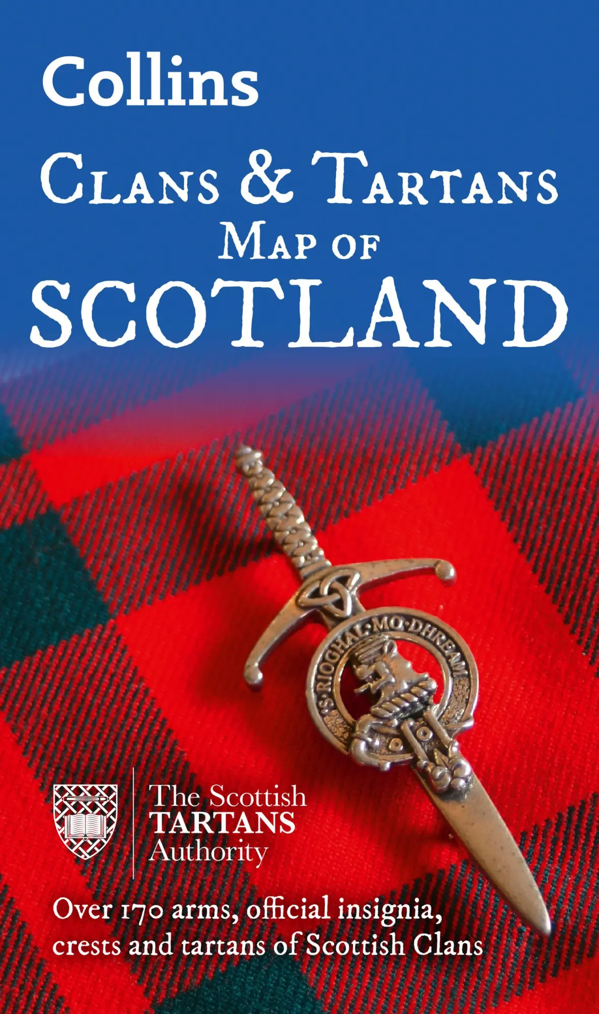 Cover: 9780008603014 | Collins Clans and Tartans Map of Scotland | Collins | (Land-)Karte