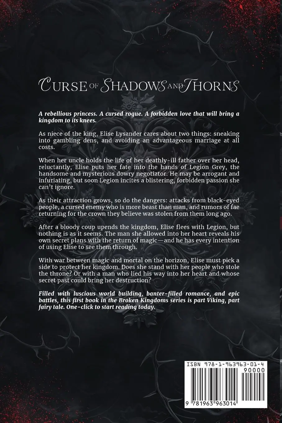Rückseite: 9781963963014 | Curse of Shadows and Thorns | Lj Andrews | Taschenbuch | Englisch