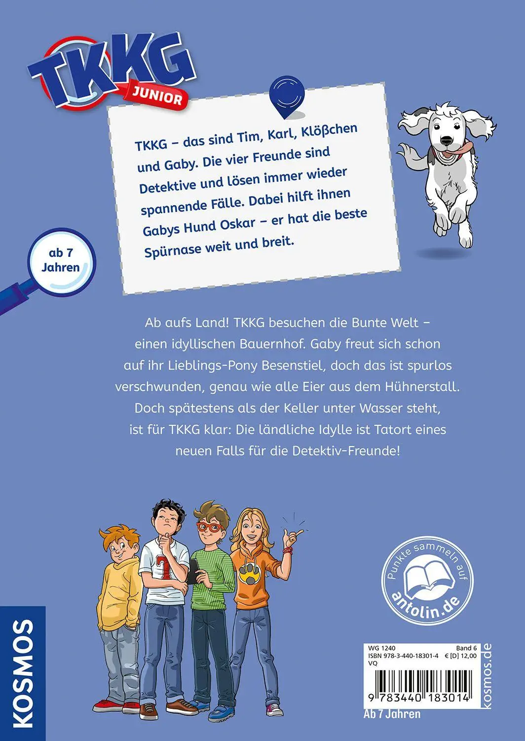 Bild: 9783440183014 | TKKG Junior, 6, Bauernhof in Gefahr | Kirsten Vogel | Buch | 80 S.