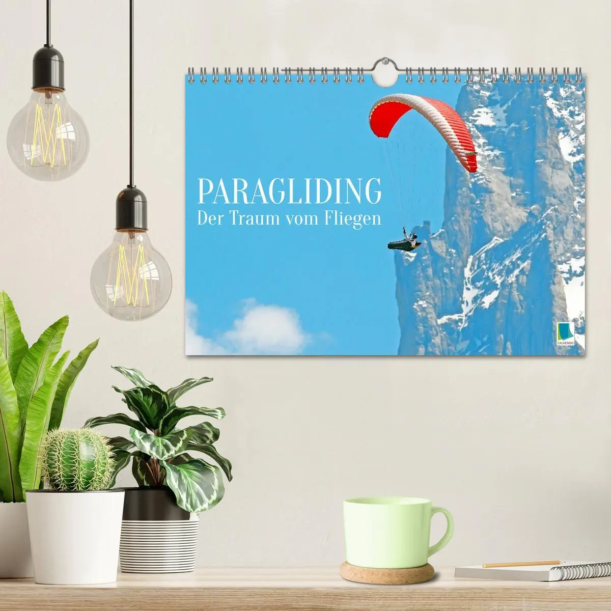Bild: 9783457943014 | Paragliding: Der Traum vom Fliegen (Wandkalender 2026 DIN A4 quer),...