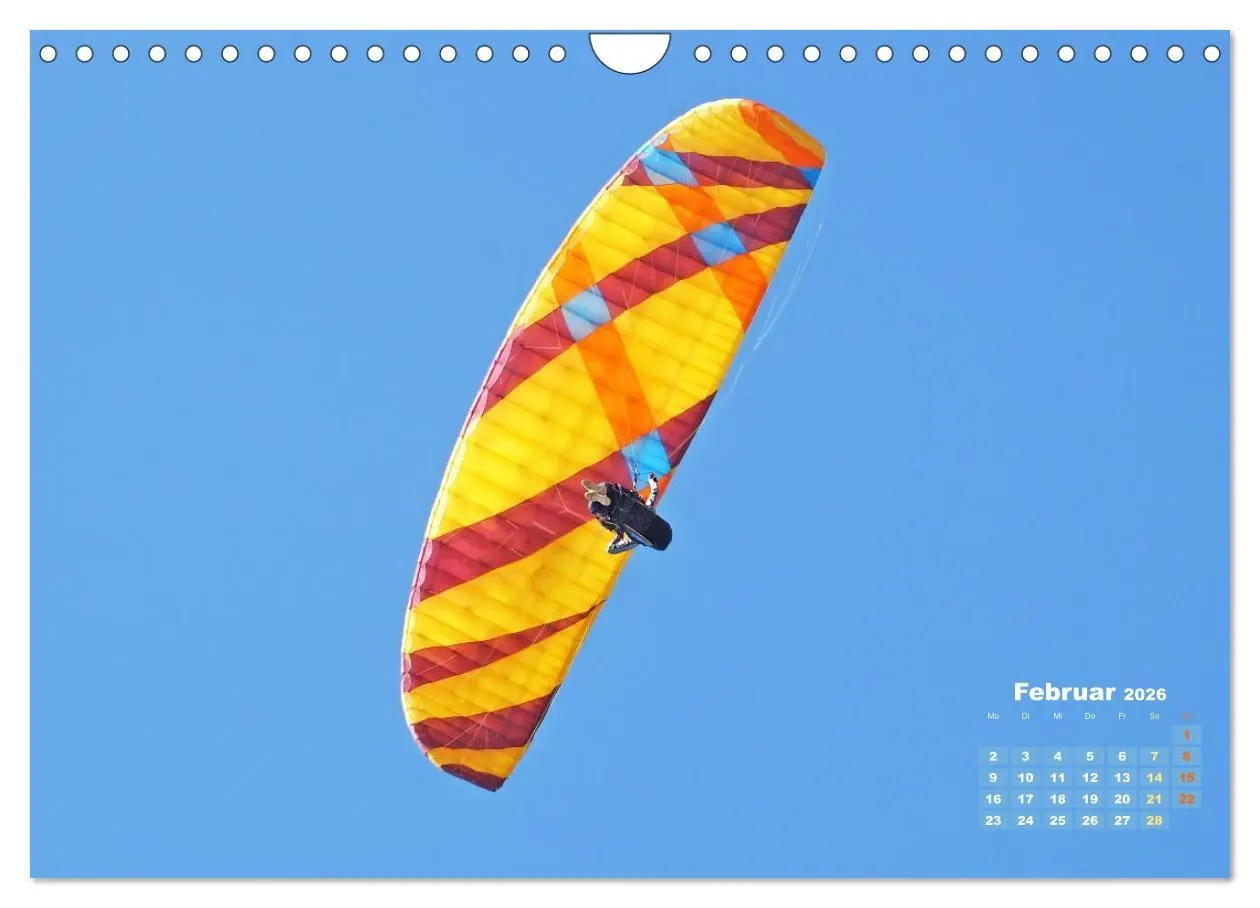 Bild: 9783457943014 | Paragliding: Der Traum vom Fliegen (Wandkalender 2026 DIN A4 quer),...