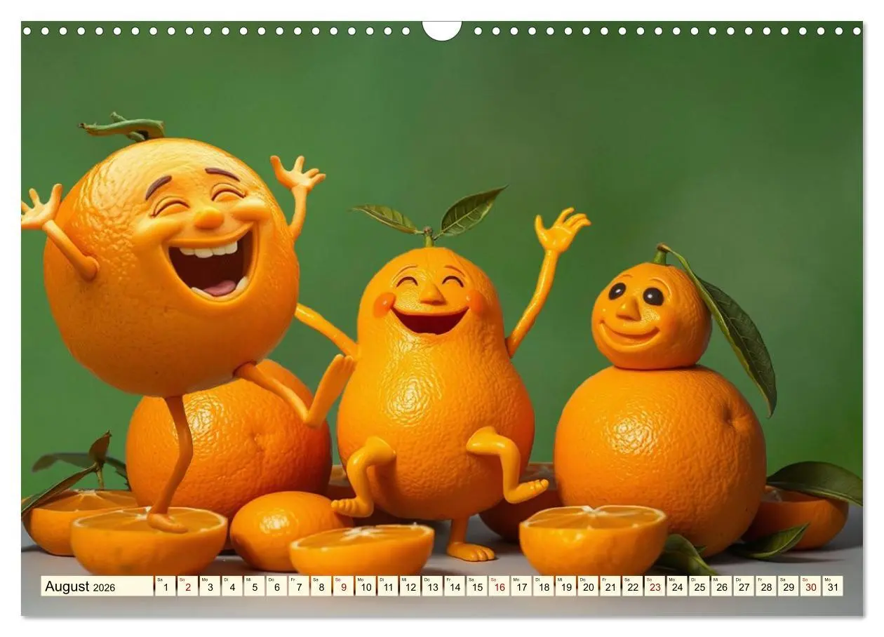 Bild: 9783516413014 | Tanzendes Obst und Gemüse (Wandkalender 2026 DIN A3 quer), CALVENDO...