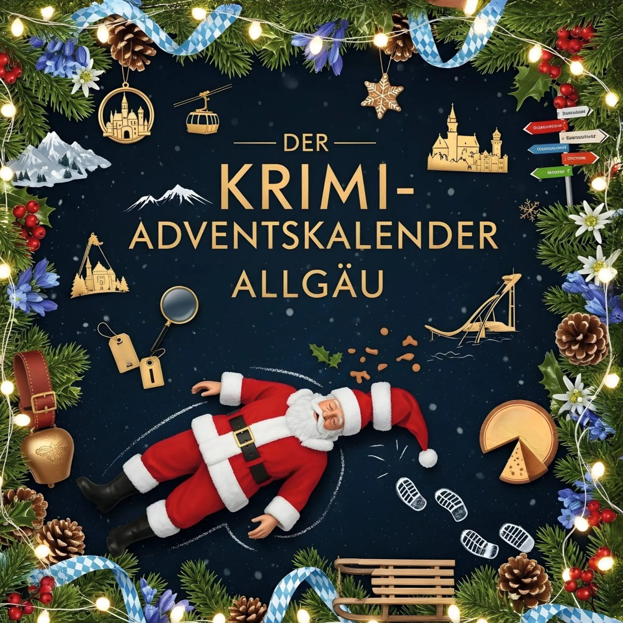 Cover: 9783695303014 | Der Krimi-Adventskalender Allgäu | Mordsverdächtig in 24 Akten | Lang