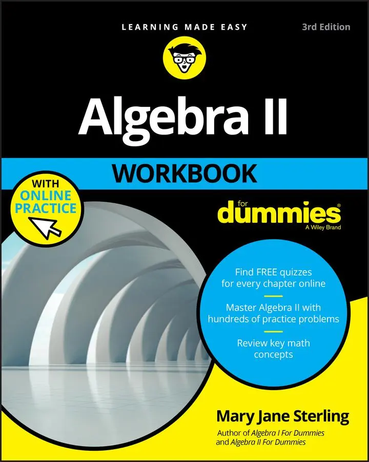 Cover: 9781119543114 | Algebra II Workbook for Dummies | Mary Jane Sterling | Taschenbuch