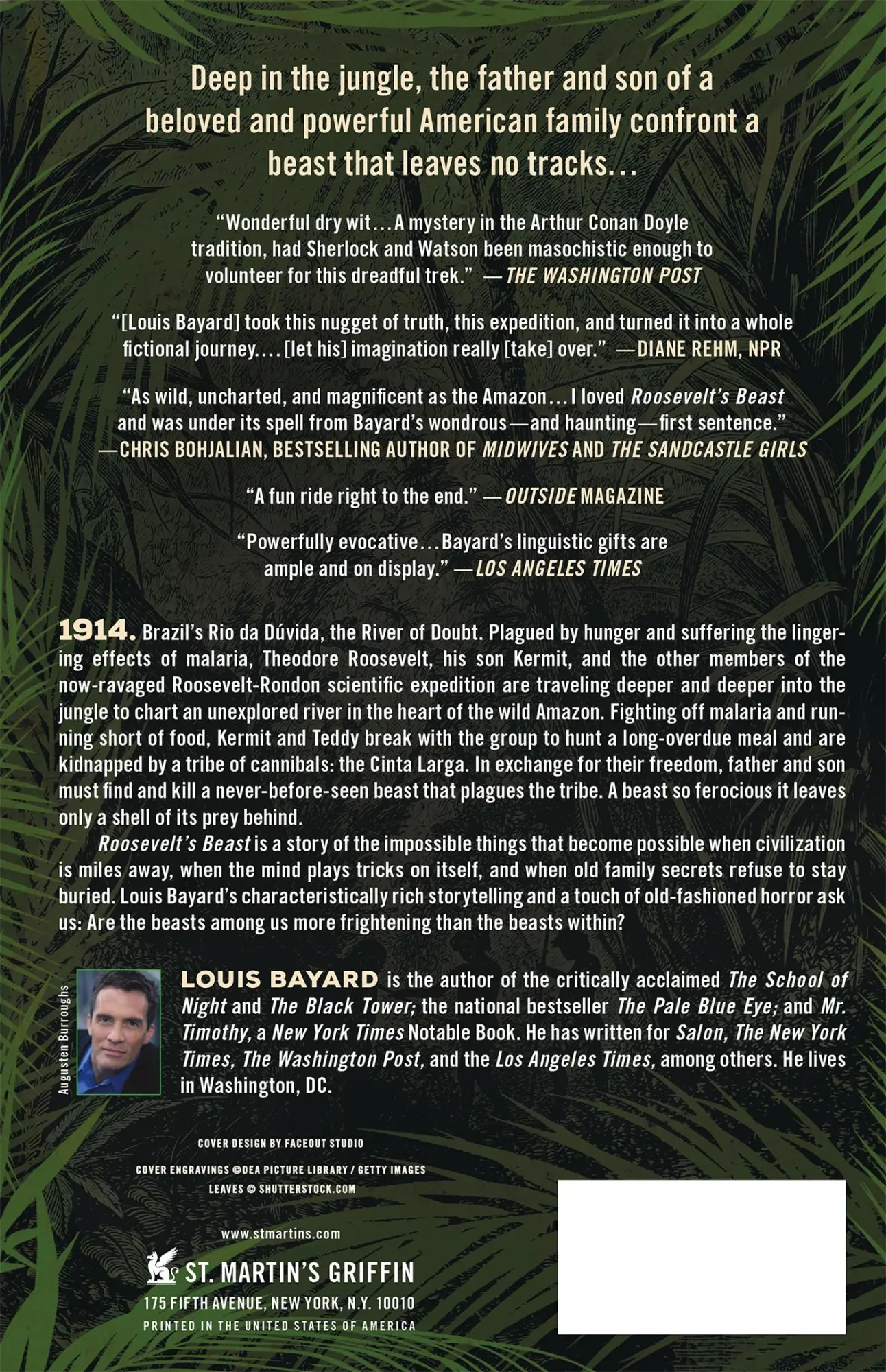 Rückseite: 9781250053114 | ROOSEVELT'S BEAST | Louis Bayard | Taschenbuch | Englisch | 2015