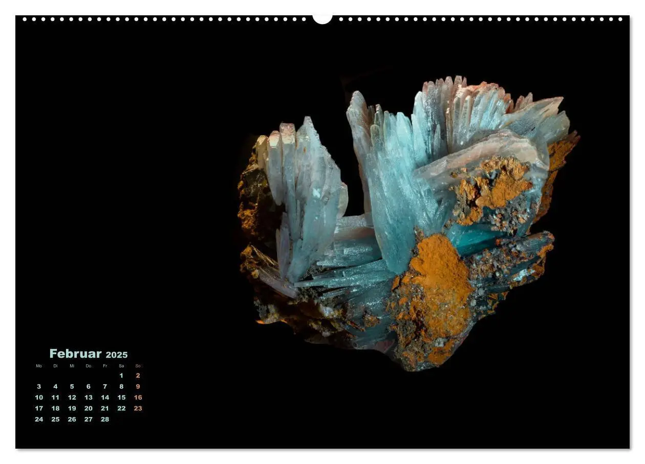Bild: 9783435393114 | MINERALIEN designed by nature (Wandkalender 2025 DIN A2 quer),...