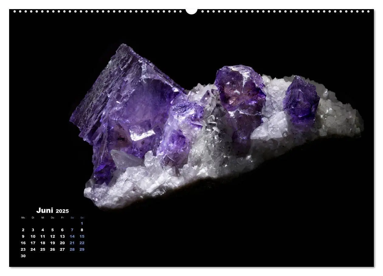Bild: 9783435393114 | MINERALIEN designed by nature (Wandkalender 2025 DIN A2 quer),...