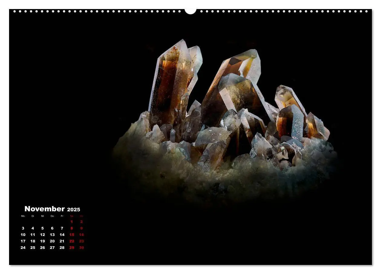 Bild: 9783435393114 | MINERALIEN designed by nature (Wandkalender 2025 DIN A2 quer),...