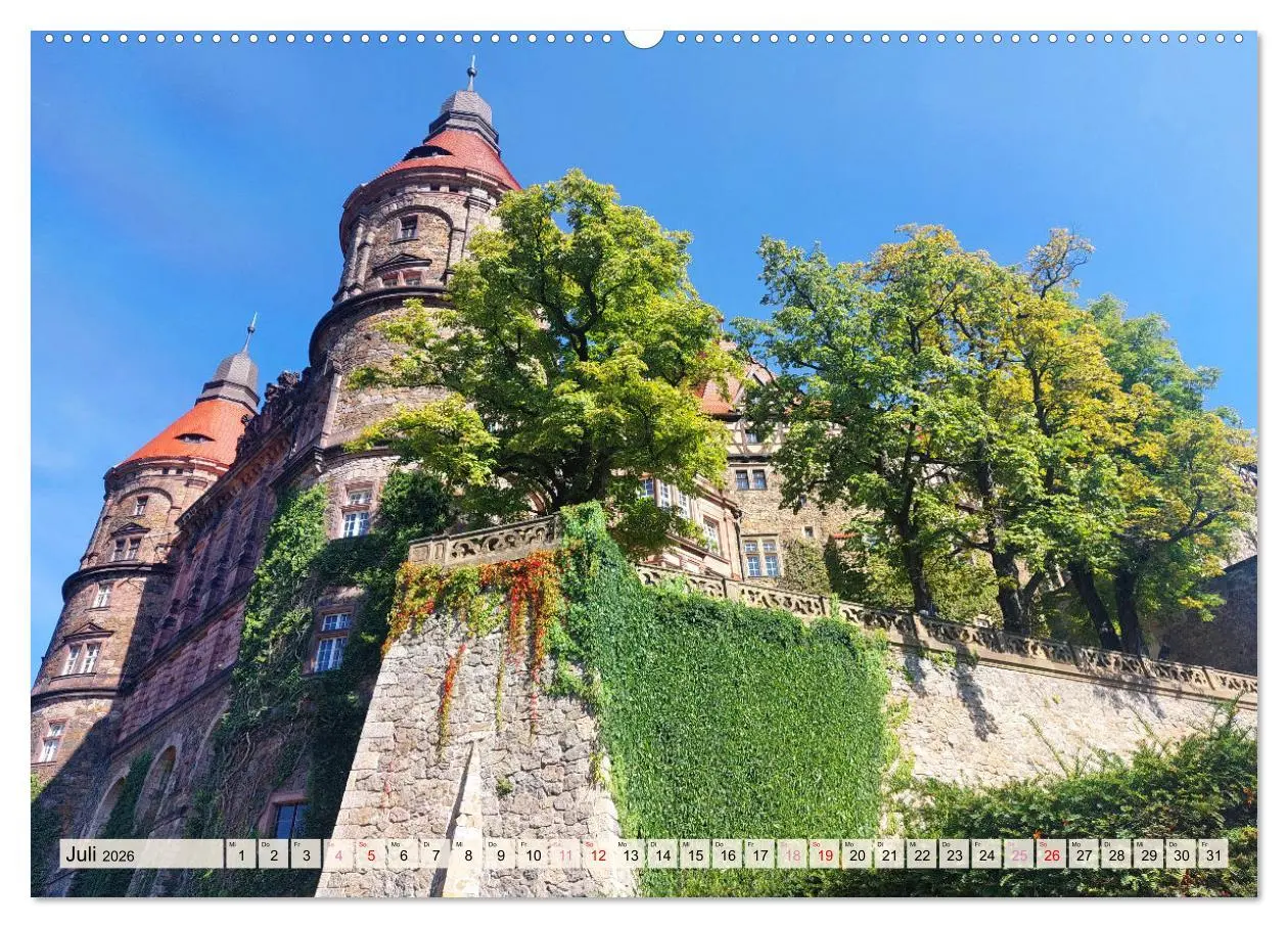 Bild: 9783457483114 | Schloss Fürstenstein in Polen (hochwertiger Premium Wandkalender...