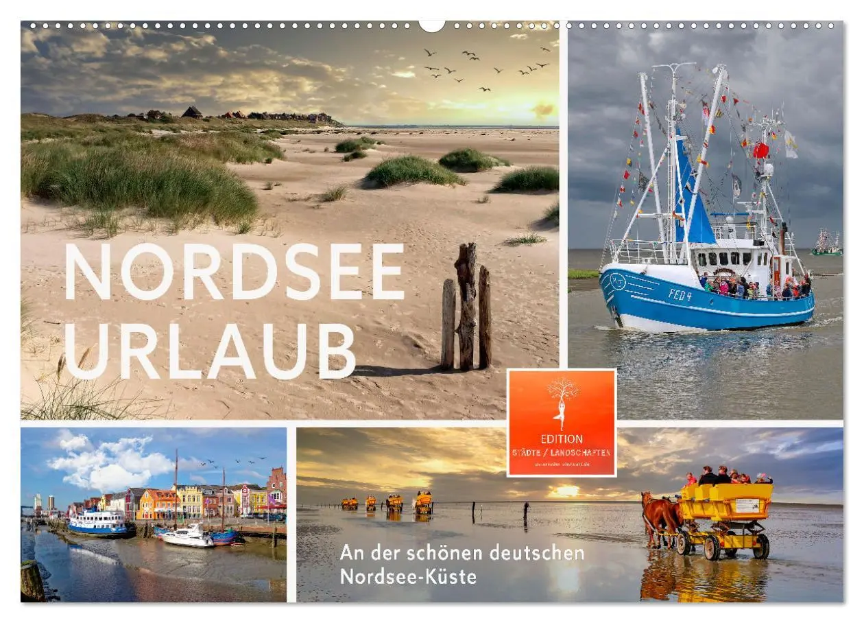 Cover: 9783457623114 | Nordsee-Urlaub (Wandkalender 2026 DIN A2 quer), CALVENDO...