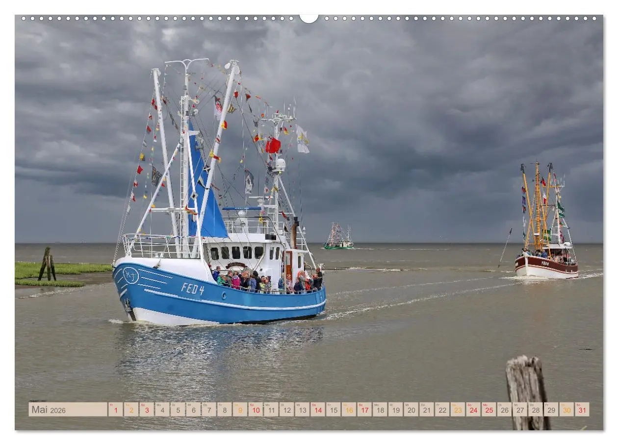Bild: 9783457623114 | Nordsee-Urlaub (Wandkalender 2026 DIN A2 quer), CALVENDO...