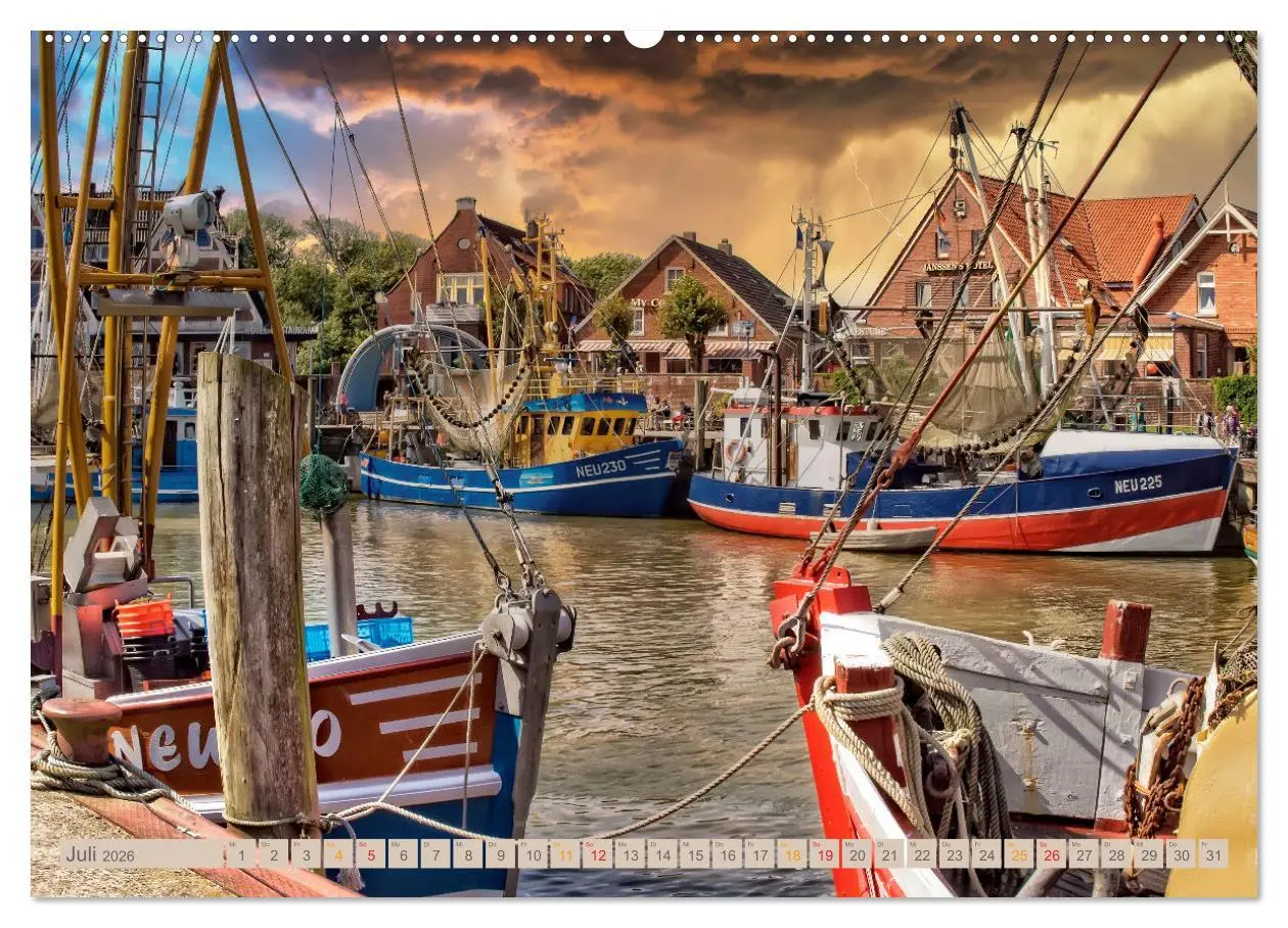 Bild: 9783457623114 | Nordsee-Urlaub (Wandkalender 2026 DIN A2 quer), CALVENDO...