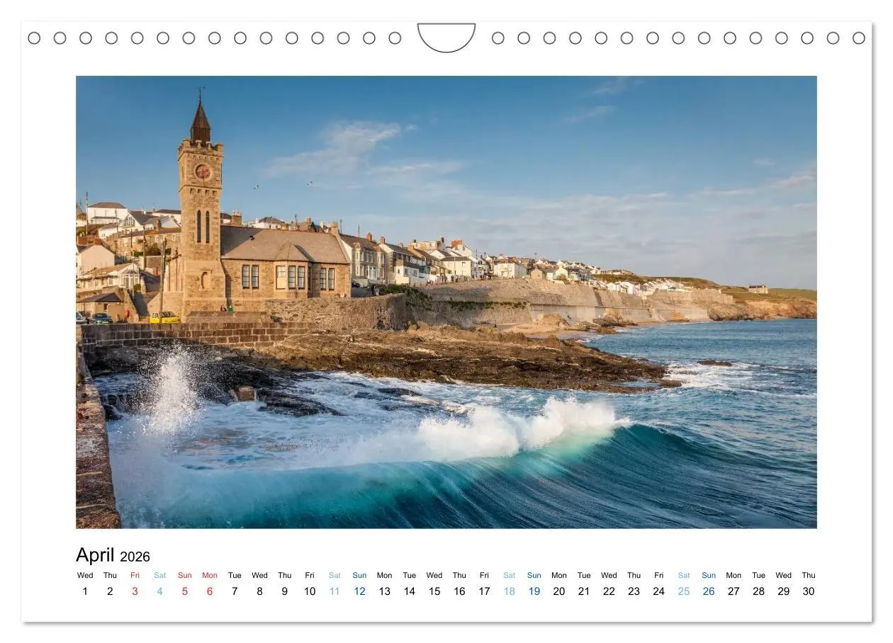 Bild: 9783516573114 | Cornwall - Between Land and Sea (Wall Calendar 2026 DIN A4...