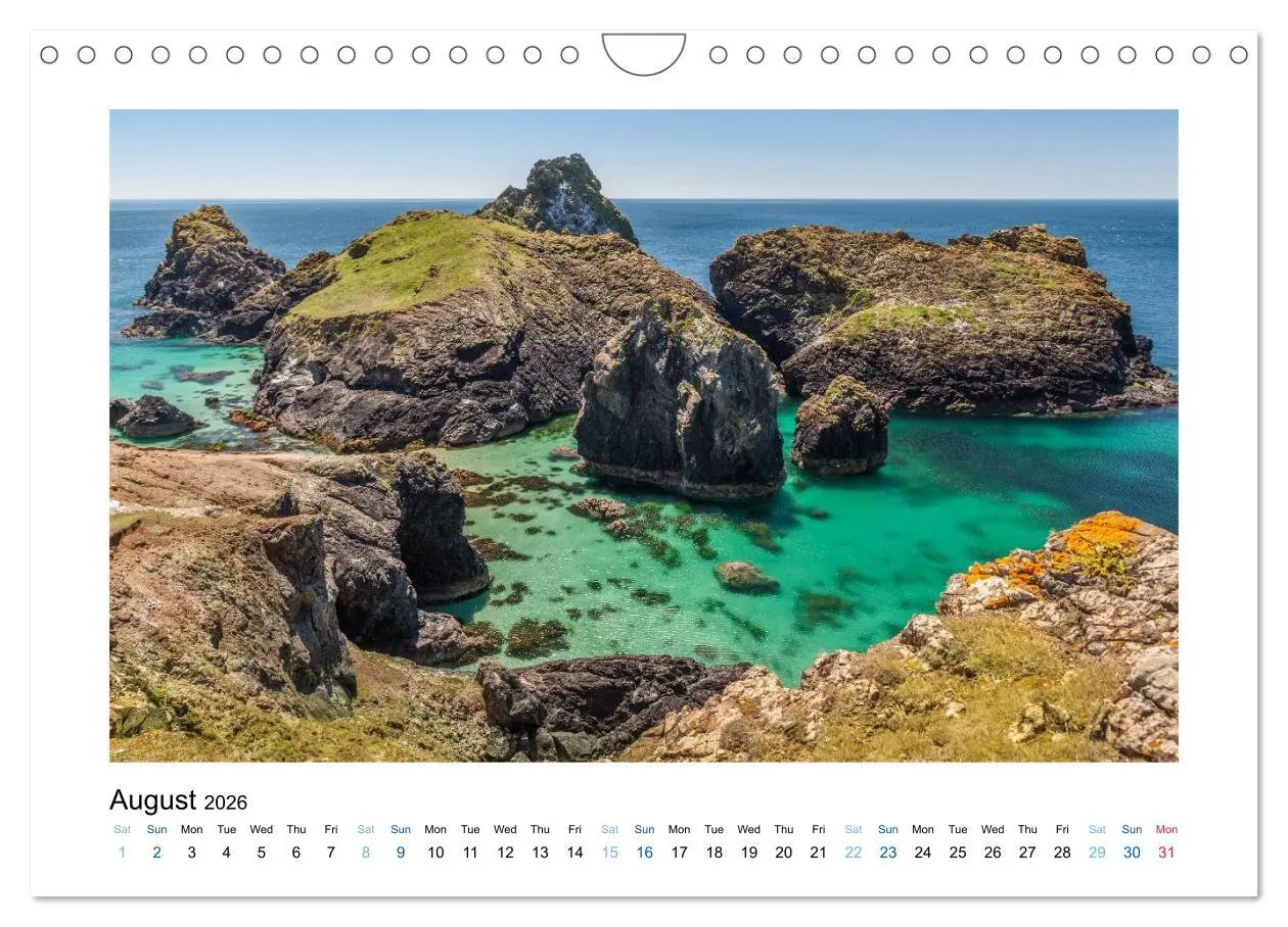 Bild: 9783516573114 | Cornwall - Between Land and Sea (Wall Calendar 2026 DIN A4...