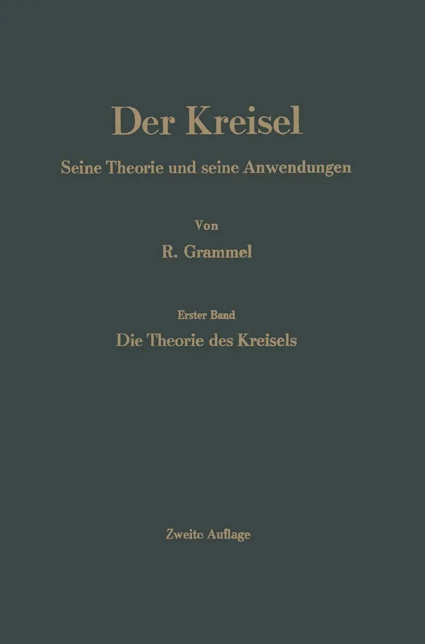 Cover: 9783662243114 | Der Kreisel | Seine Theorie und seine Anwendungen | Richard Grammel