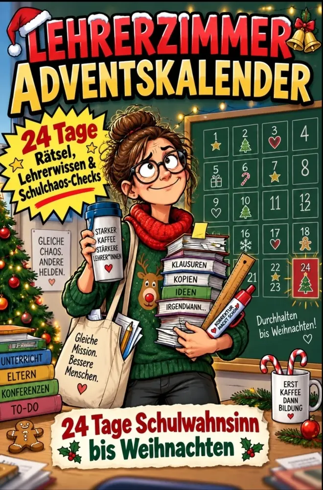 Cover: 9789403943114 | LEHRERZIMMER ADVENTSKALENDER | Reiner Huber | Taschenbuch | Deutsch
