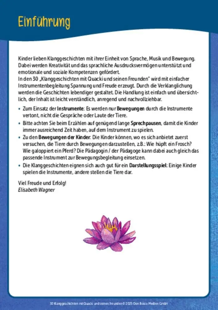 Bild: 4260694923214 | Klanggeschichten mit Quacki und seinen Freunden | Elisabeth Wagner