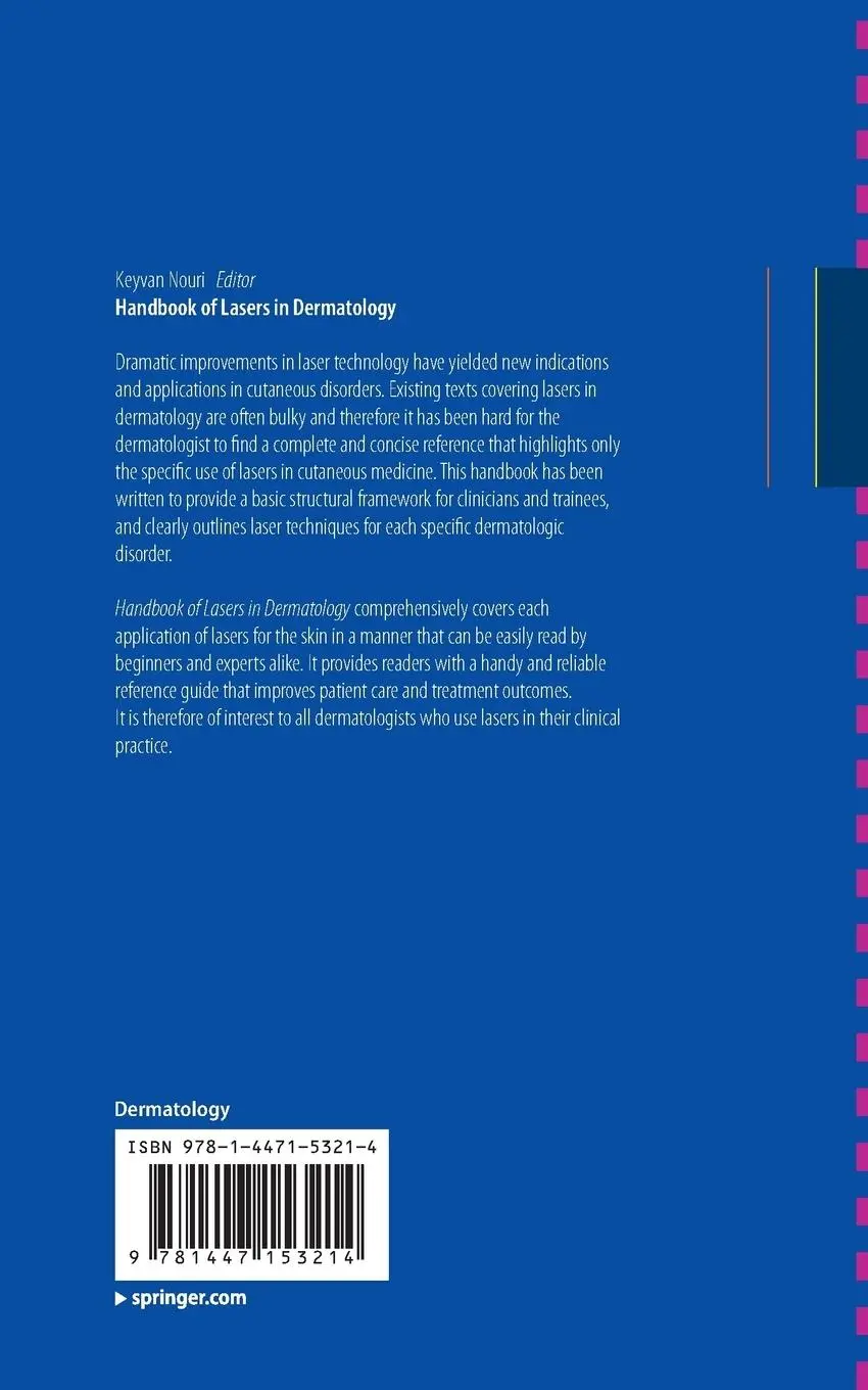 Rückseite: 9781447153214 | Handbook of Lasers in Dermatology | Keyvan Nouri | Taschenbuch | xix