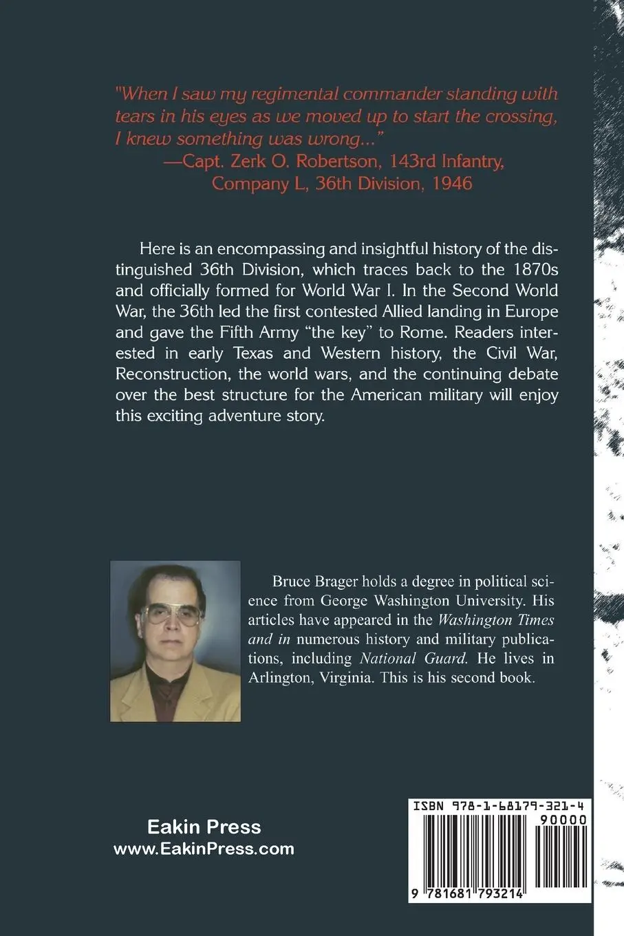 Rückseite: 9781681793214 | The Texas 36th Division | A History | Bruce Brager | Taschenbuch