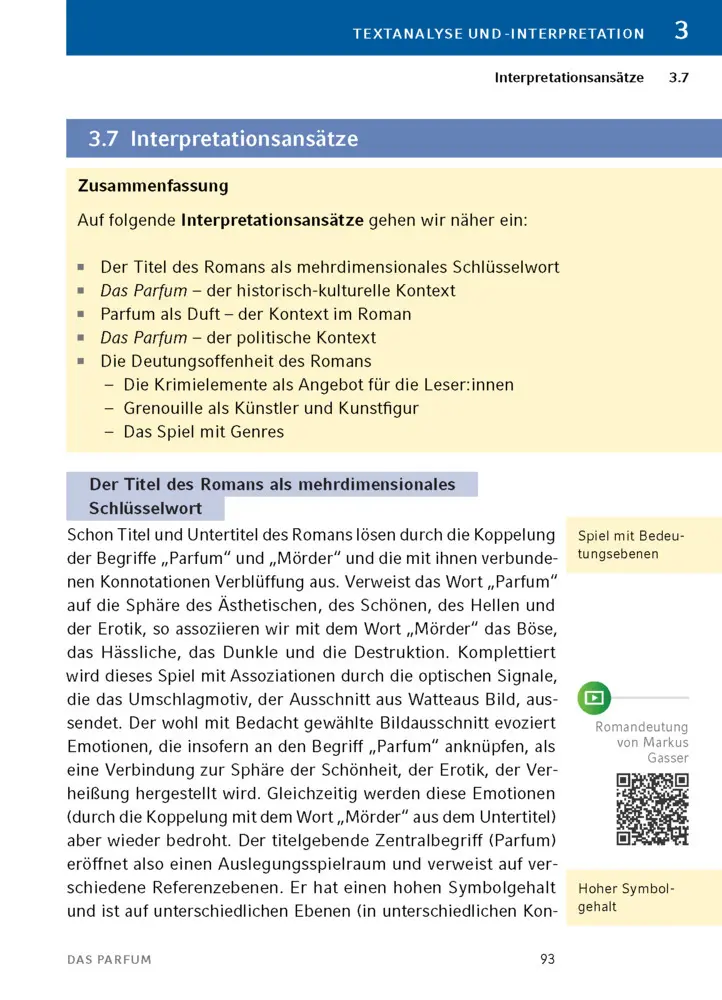 Bild: 9783129303214 | Das Parfum von Patrick Süskind | Textanalyse und Interpretation | Buch