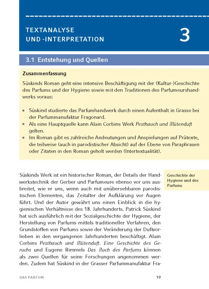 Bild: 9783129303214 | Das Parfum von Patrick Süskind | Textanalyse und Interpretation | Buch
