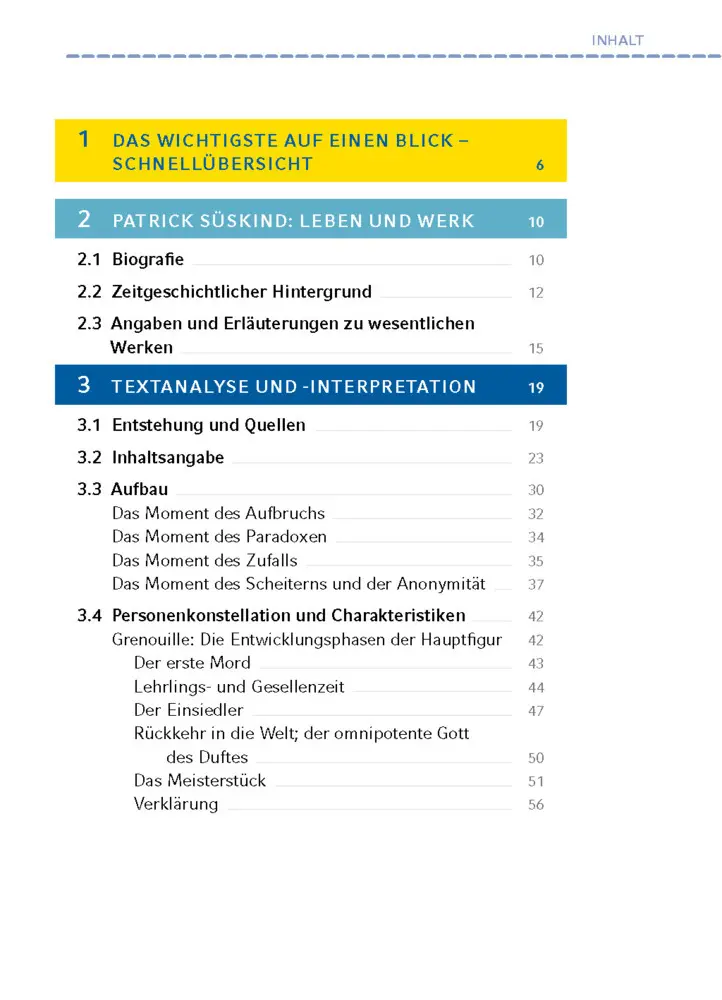Bild: 9783129303214 | Das Parfum von Patrick Süskind | Textanalyse und Interpretation | Buch