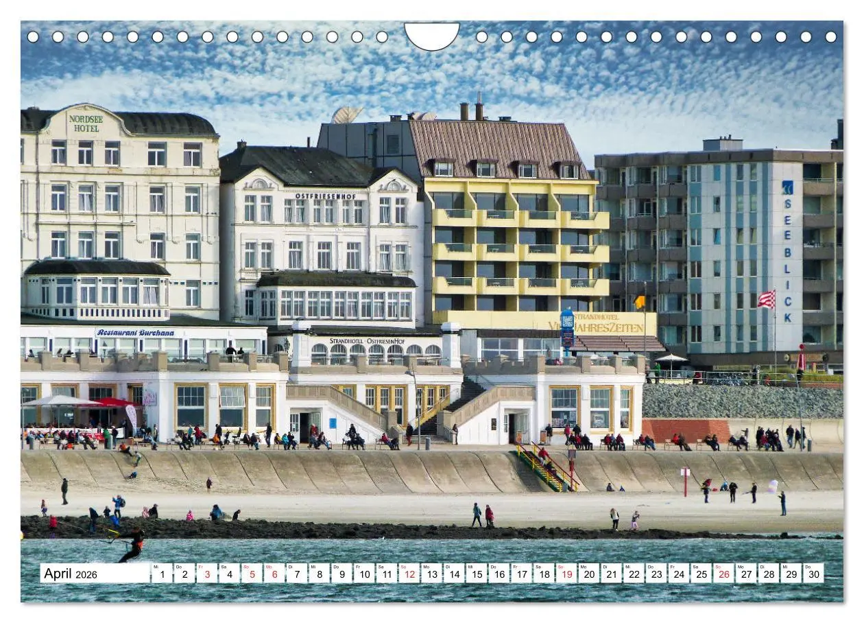 Bild: 9783457303214 | Verliebt in Borkum (Wandkalender 2026 DIN A4 quer), CALVENDO...