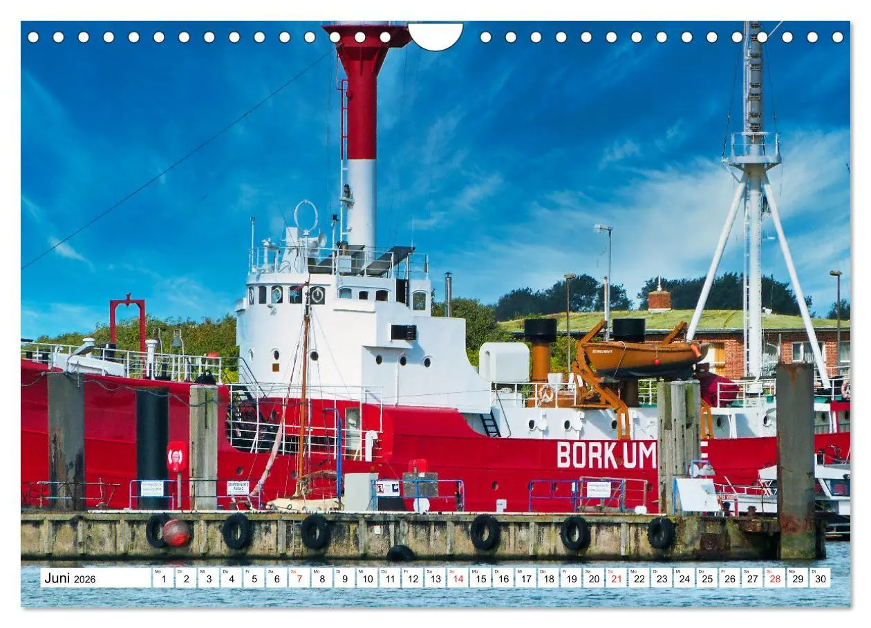 Bild: 9783457303214 | Verliebt in Borkum (Wandkalender 2026 DIN A4 quer), CALVENDO...