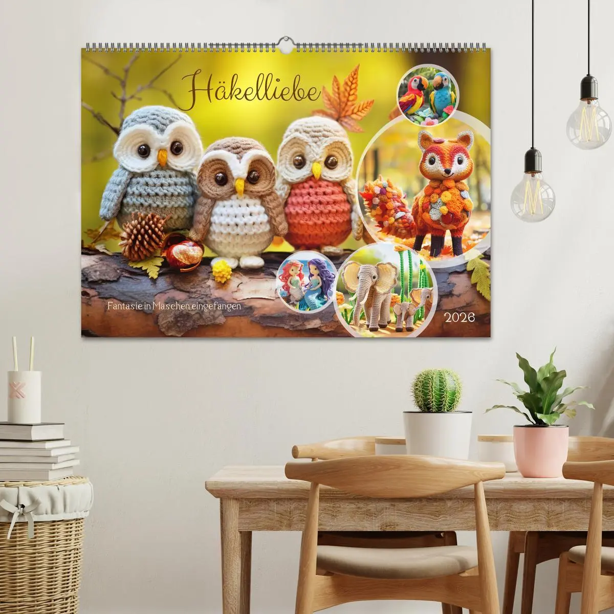 Bild: 9783457473214 | Häkelliebe - Fantasie in Maschen einfangen (Wandkalender 2026 DIN...