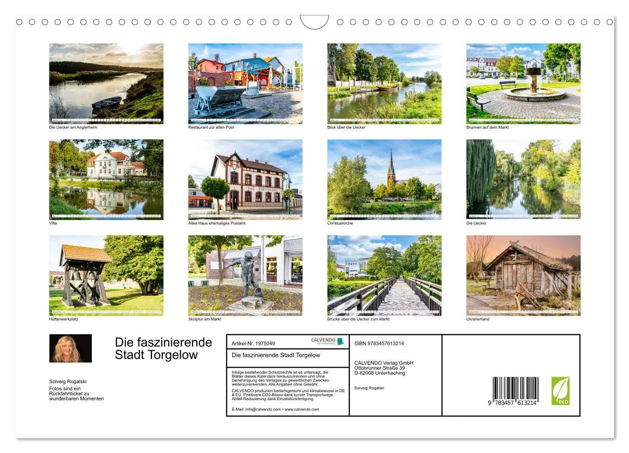 Bild: 9783457613214 | Die faszinierende Stadt Torgelow (Wandkalender 2026 DIN A3 quer),...
