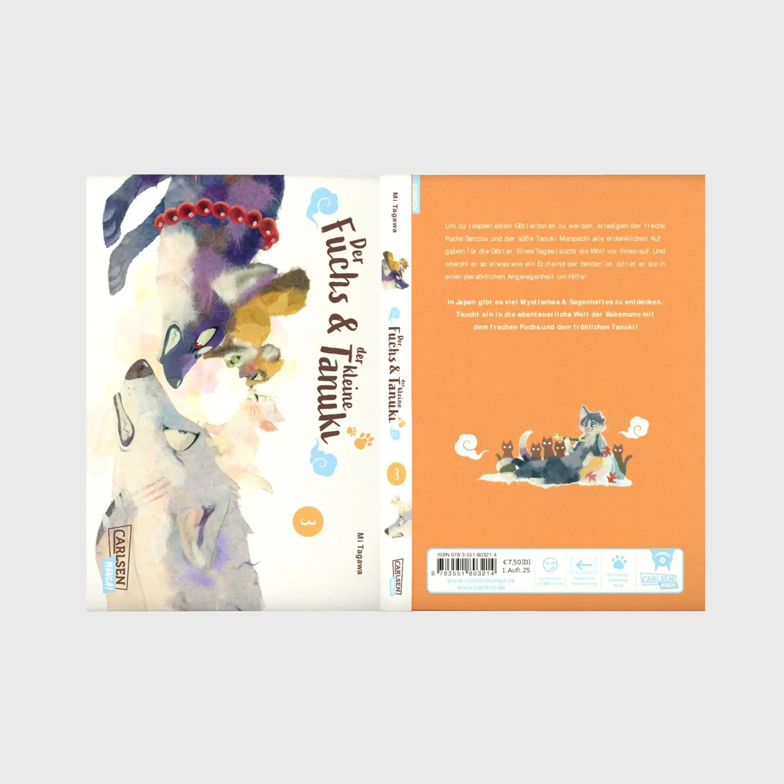 Bild: 9783551803214 | Der Fuchs und der kleine Tanuki 3 | Mi Tagawa | Taschenbuch | 192 S.