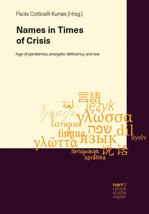 Cover: 9783381133314 | Names in Times of Crisis | Paola Cotticelli-Kurras (u. a.) | Buch