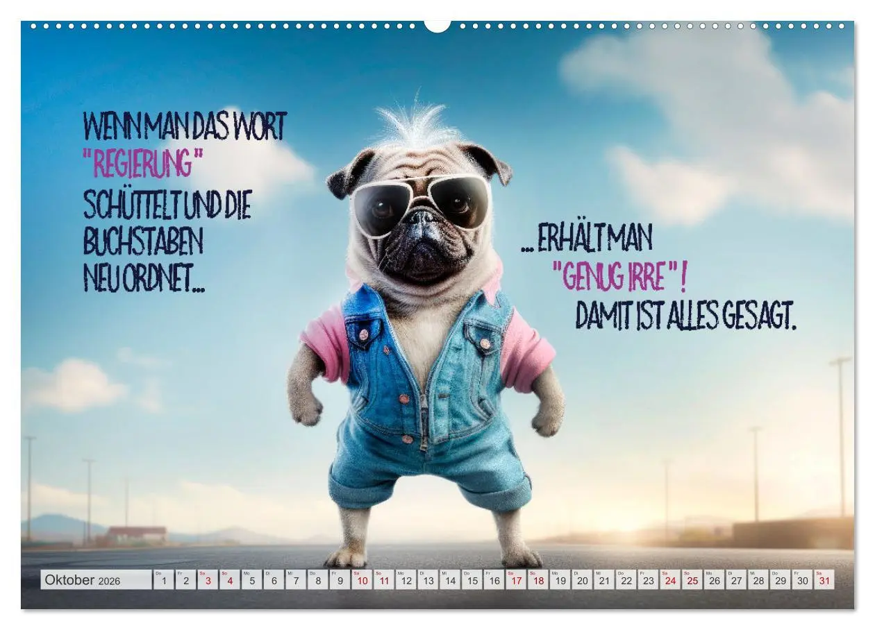 Bild: 9783457463314 | ULTRAKRASS Knallharte Hunde (hochwertiger Premium Wandkalender 2026...