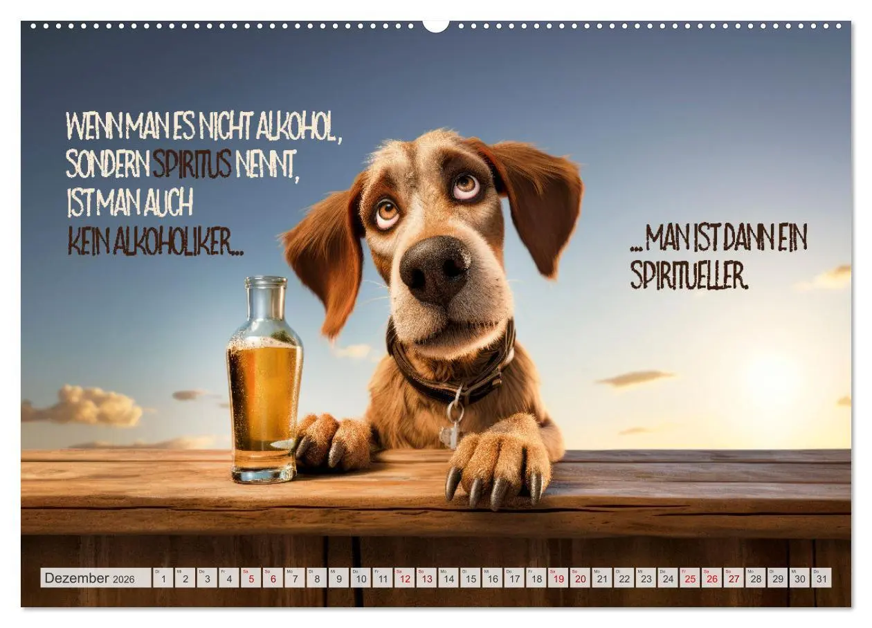 Bild: 9783457463314 | ULTRAKRASS Knallharte Hunde (hochwertiger Premium Wandkalender 2026...