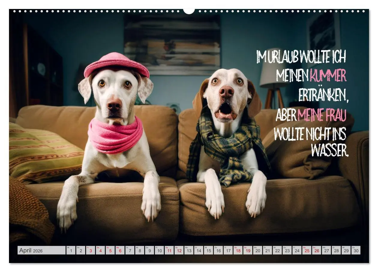 Bild: 9783457463314 | ULTRAKRASS Knallharte Hunde (hochwertiger Premium Wandkalender 2026...