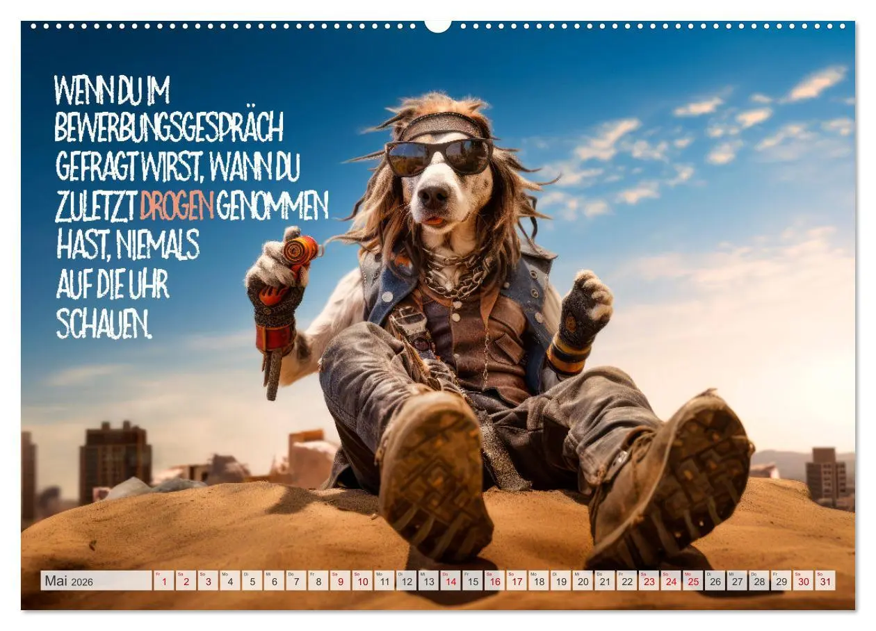 Bild: 9783457463314 | ULTRAKRASS Knallharte Hunde (hochwertiger Premium Wandkalender 2026...