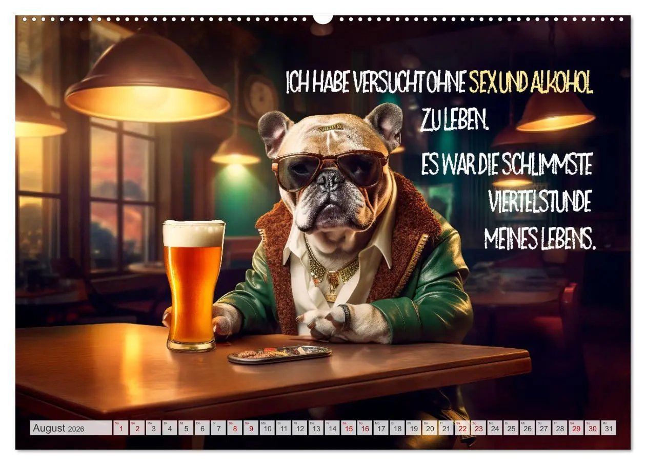 Bild: 9783457463314 | ULTRAKRASS Knallharte Hunde (hochwertiger Premium Wandkalender 2026...