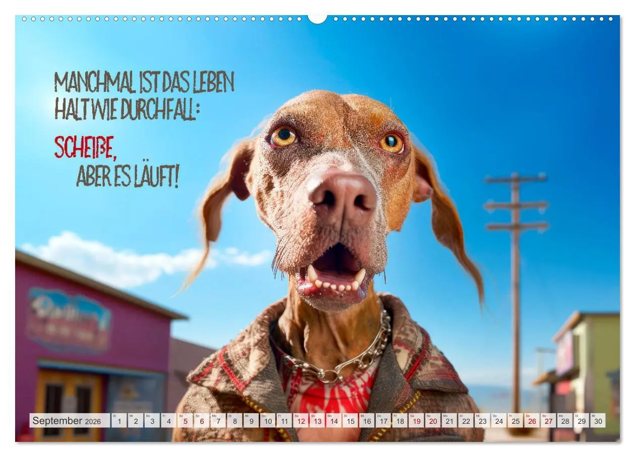 Bild: 9783457463314 | ULTRAKRASS Knallharte Hunde (hochwertiger Premium Wandkalender 2026...