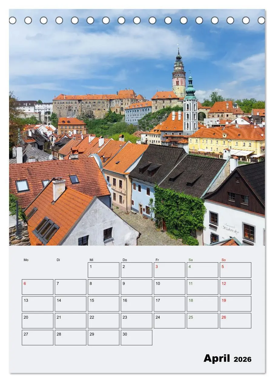 Bild: 9783516313314 | Tschechiens Highlights (Tischkalender 2026 DIN A5 hoch), CALVENDO...