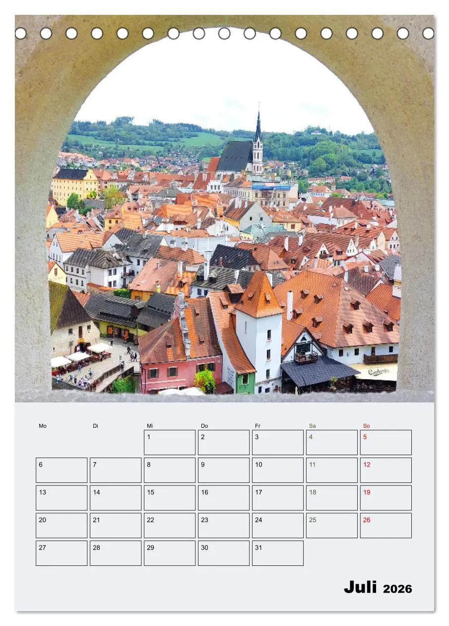 Bild: 9783516313314 | Tschechiens Highlights (Tischkalender 2026 DIN A5 hoch), CALVENDO...