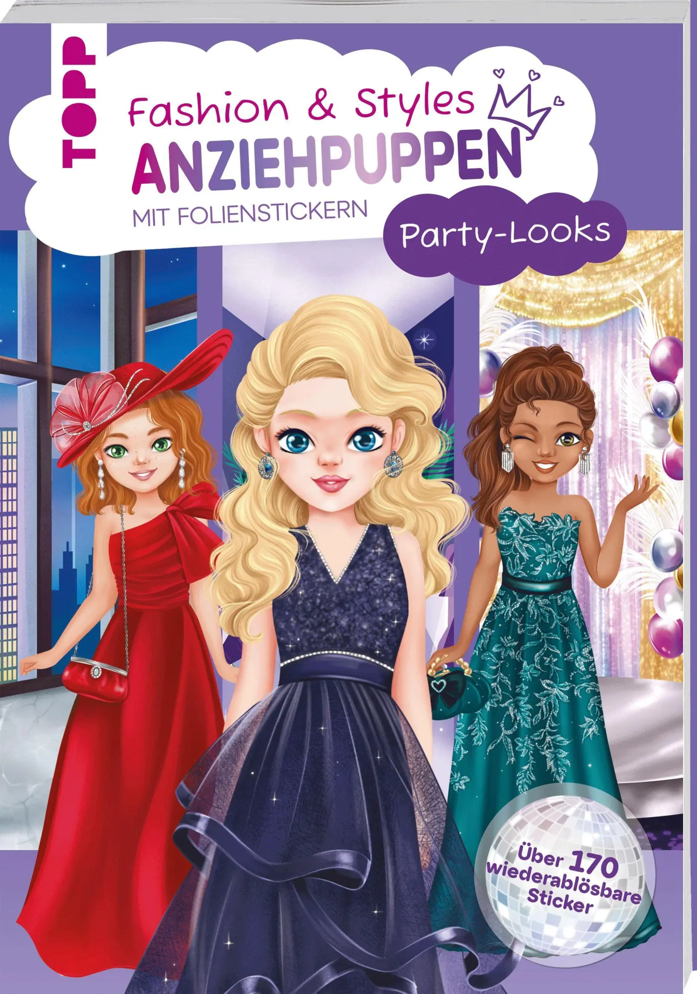 Cover: 9783735893314 | Fashion &amp; Styles: Anziehpuppen mit Folienstickern. Party-Looks | Buch