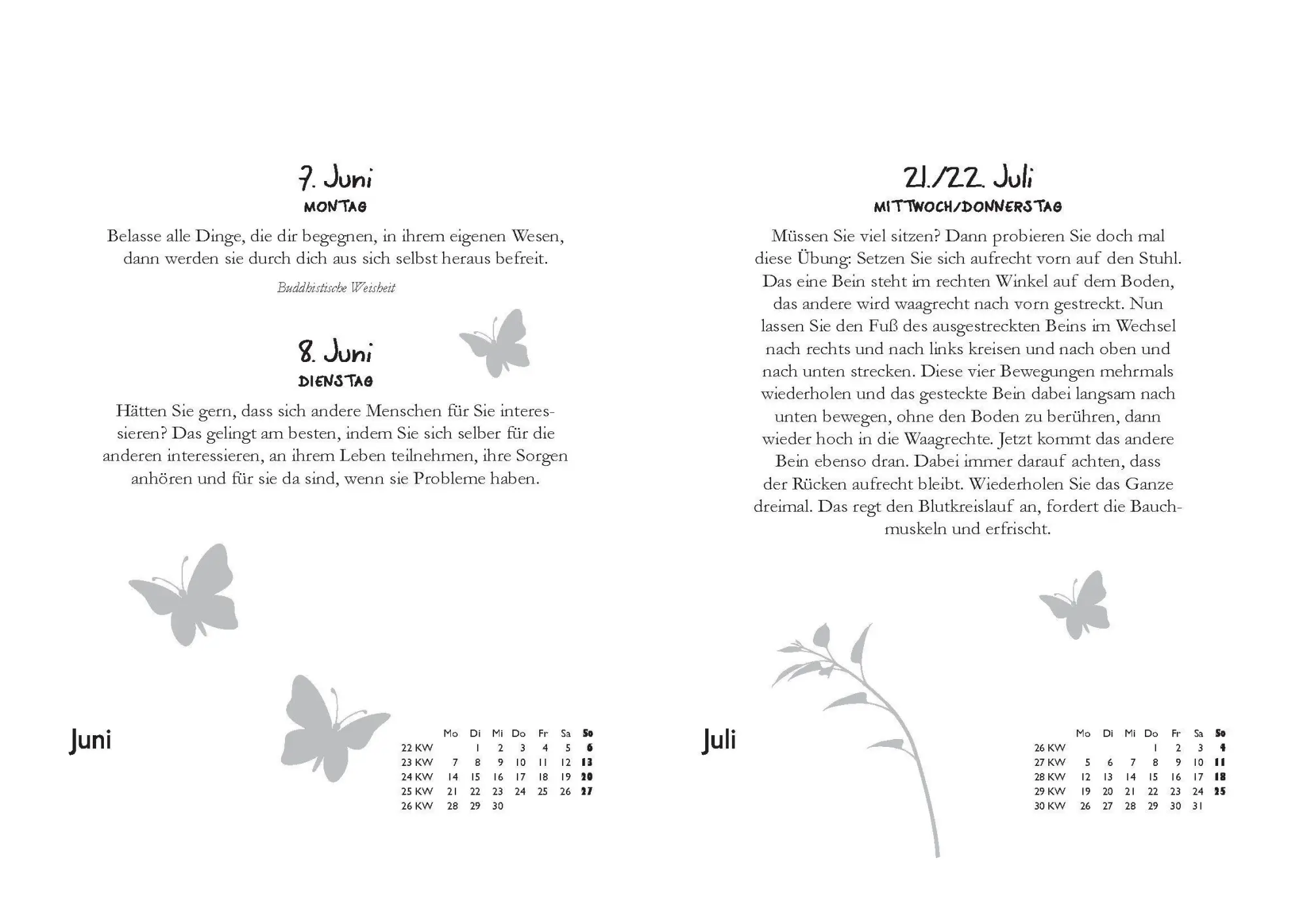 Bild: 9783809453314 | Achtsamkeitskalender 2027 | Brigitte Beck | Kalender | 400 S. | 2027