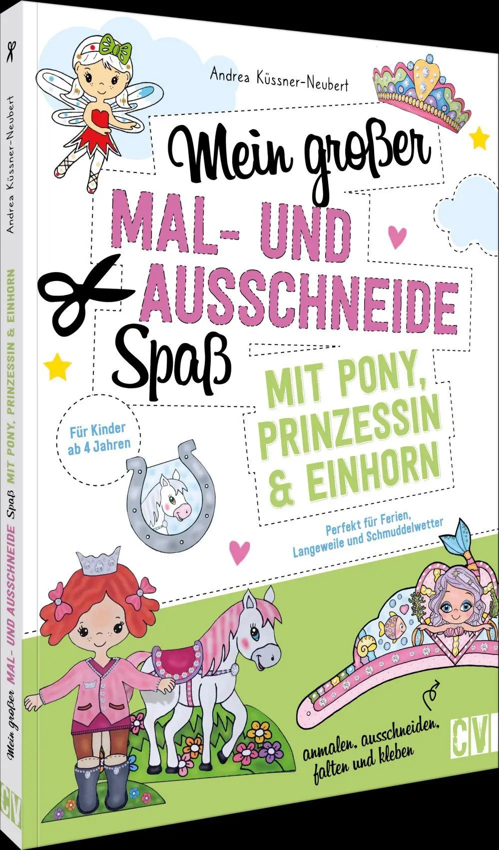 Cover: 9783841103314 | Mein großer Mal- und Ausschneidespaß mit Pony, Prinzessin und Einhorn