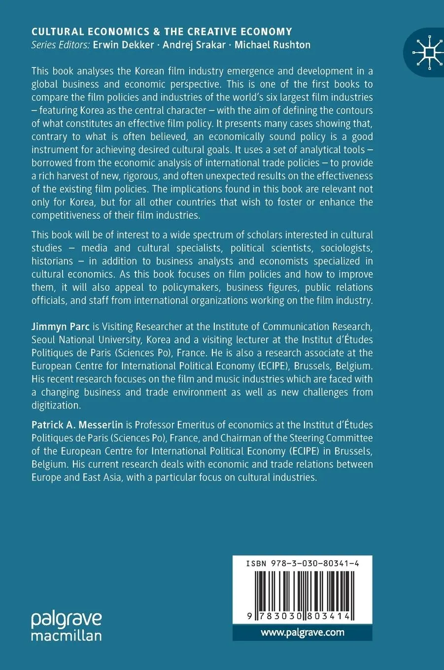 Rückseite: 9783030803414 | The Untold Story of the Korean Film Industry | Messerlin (u. a.)