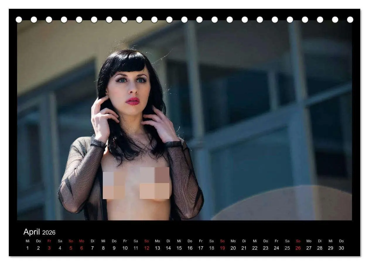Bild: 9783516163414 | Outdoor Aktkalender 2026 (Tischkalender 2026 DIN A5 quer), CALVENDO...
