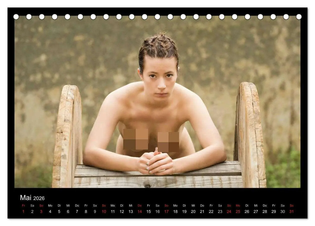Bild: 9783516163414 | Outdoor Aktkalender 2026 (Tischkalender 2026 DIN A5 quer), CALVENDO...