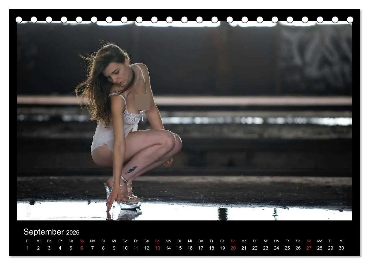 Bild: 9783516163414 | Outdoor Aktkalender 2026 (Tischkalender 2026 DIN A5 quer), CALVENDO...