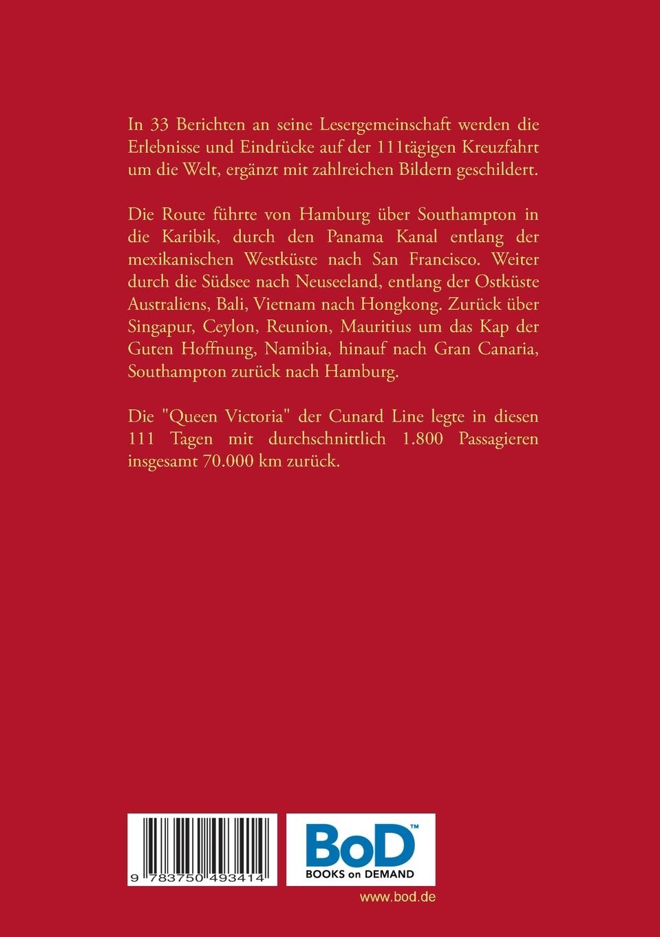Rückseite: 9783750493414 | ... ein weiteres mal um die weite Welt ... | Ing. Robert Krumboeck